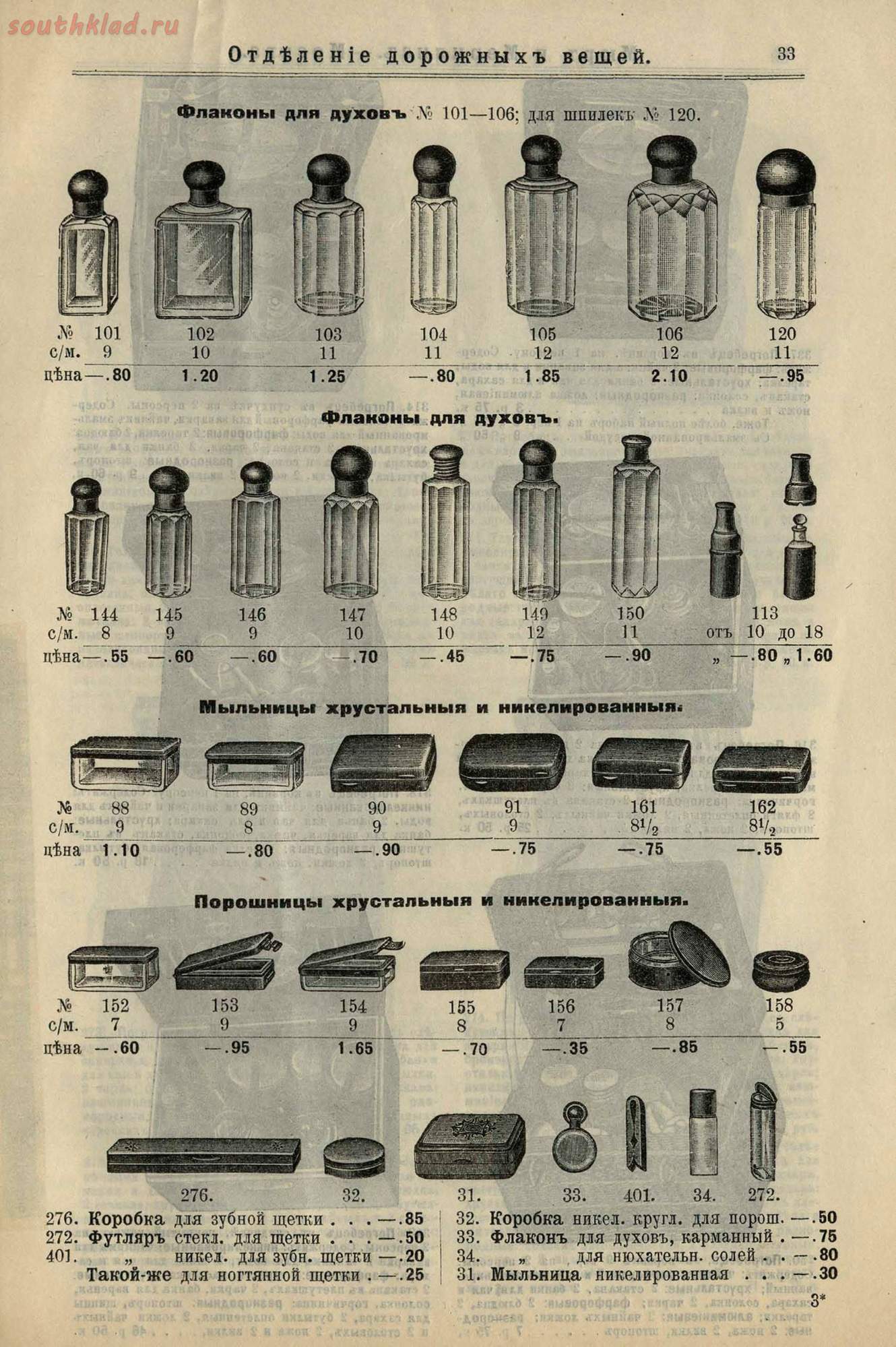 Прейскурант дорожных вещей и обуви начала XX века | Пикабу