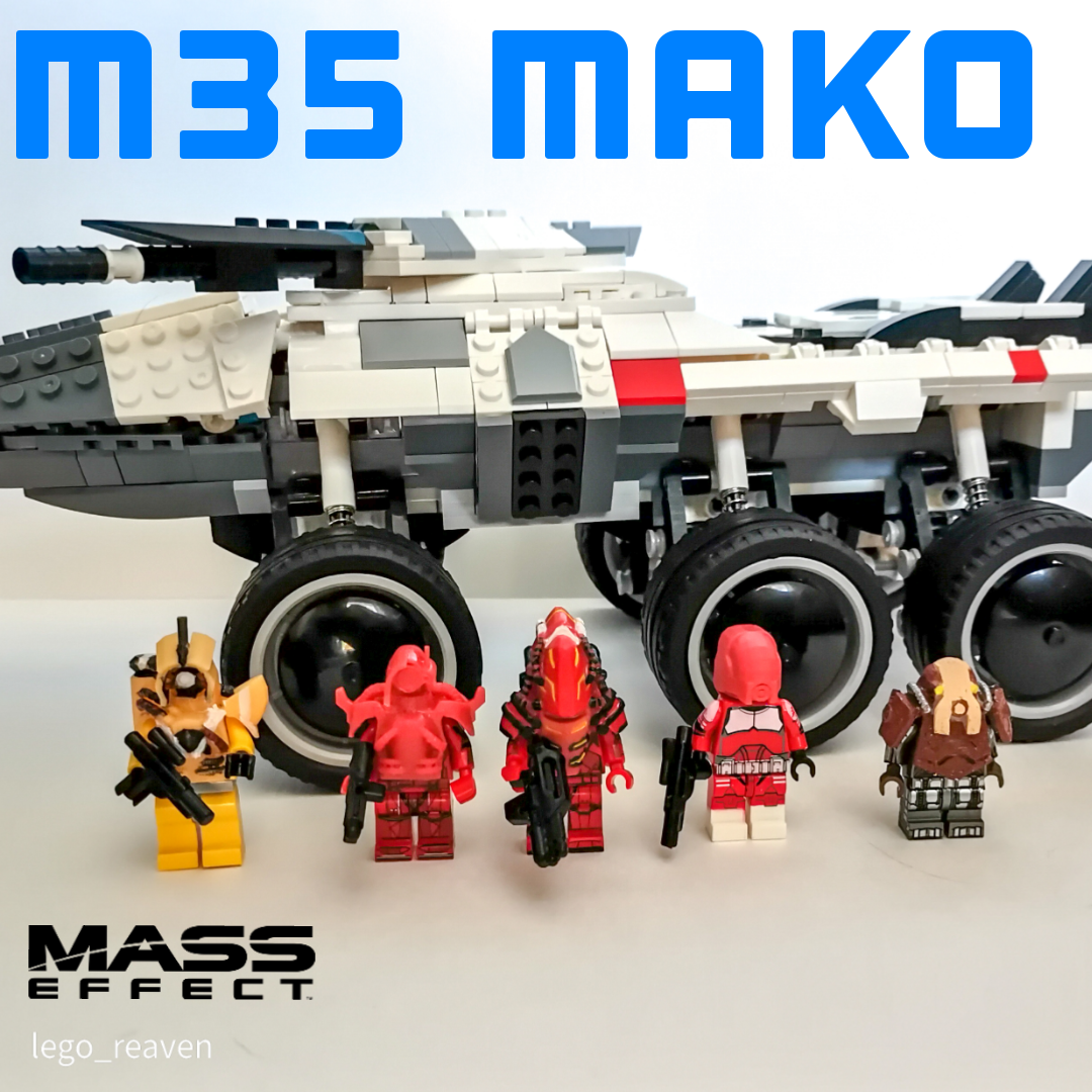 Lego Mass Effect Mako M35 | Пикабу