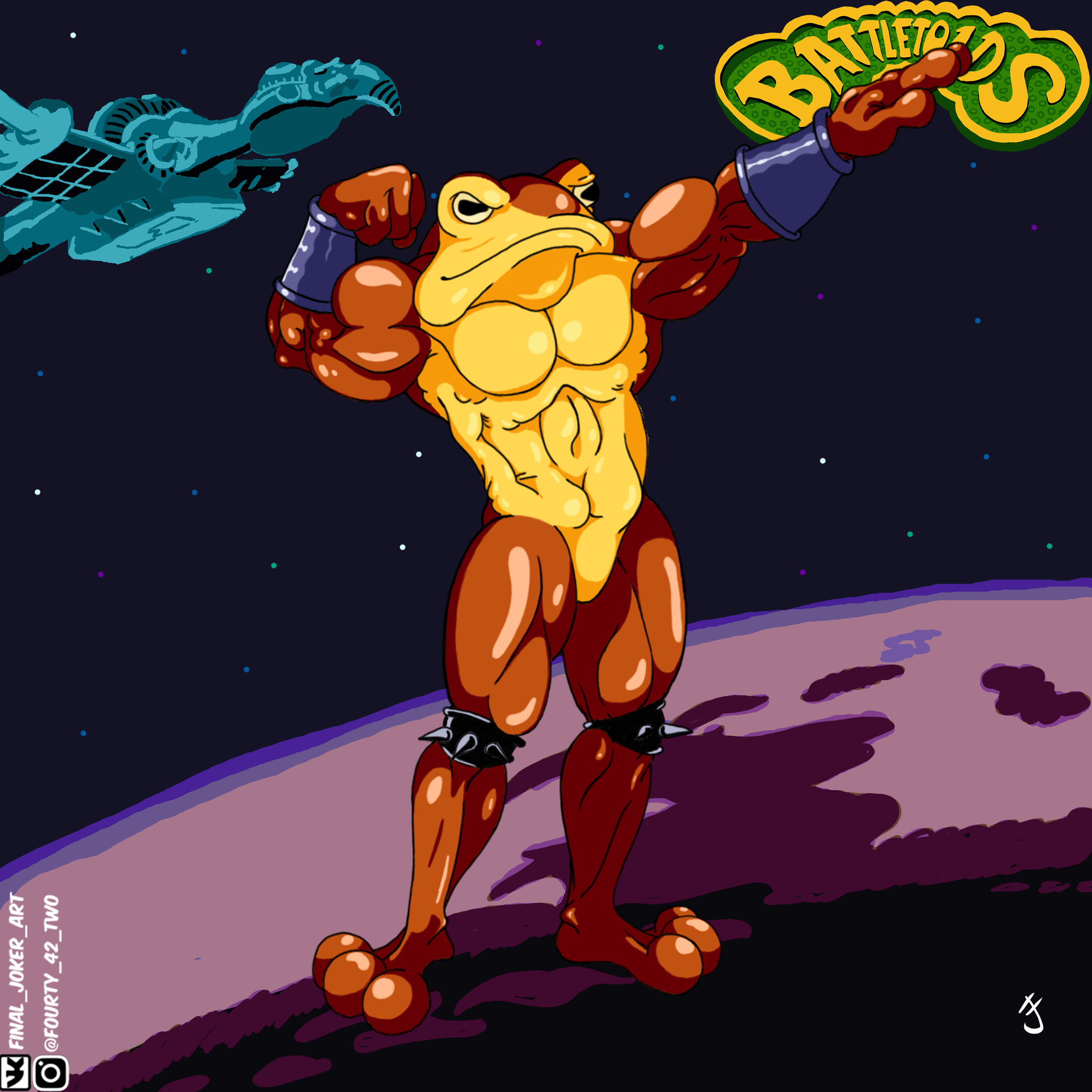 Battletoads CoverART | Пикабу