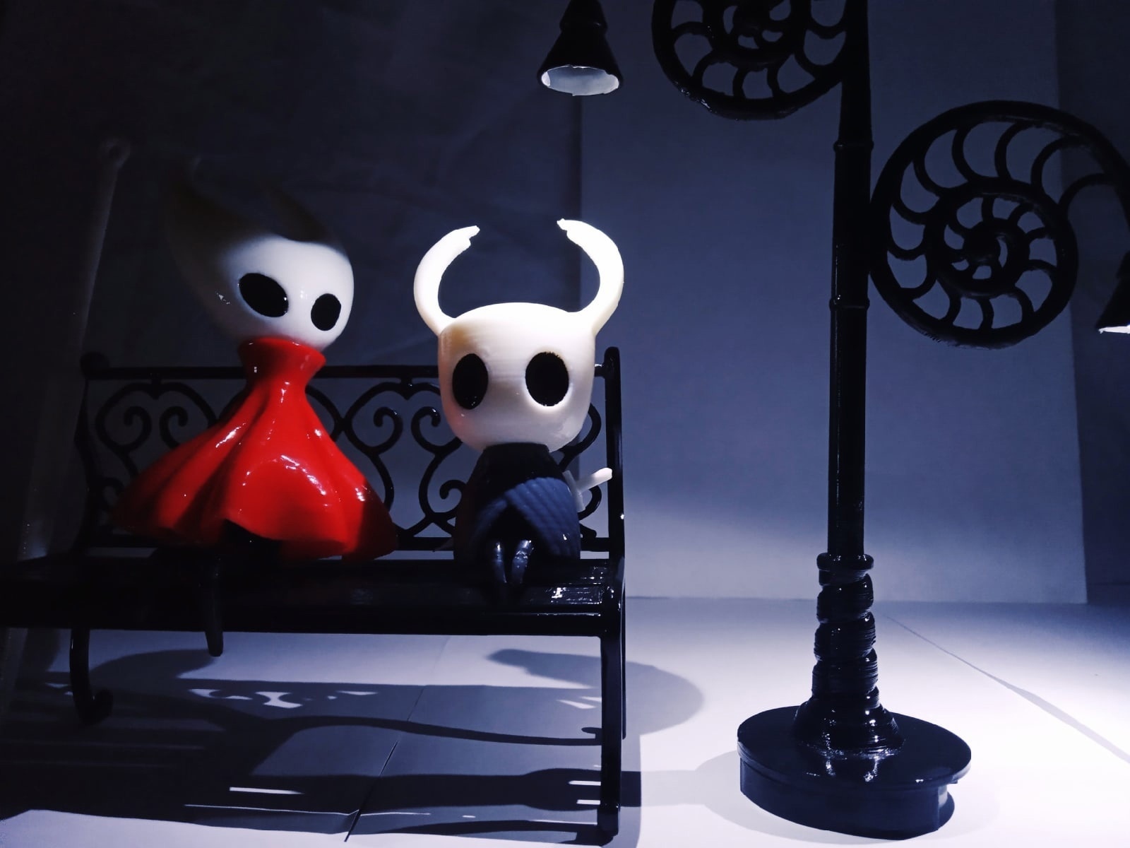 Рыцарь из игры Hollow Knight вместе с Хорнет, 3д печать | Пикабу