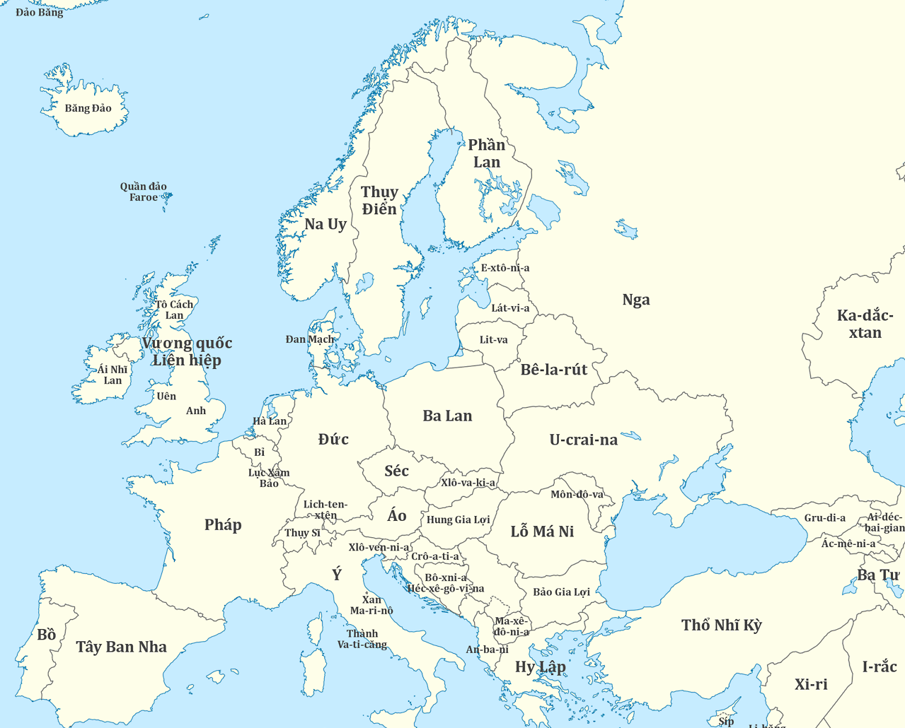 Страны НАТО на карте Европы. Страны НАТО на карте контурной карте.