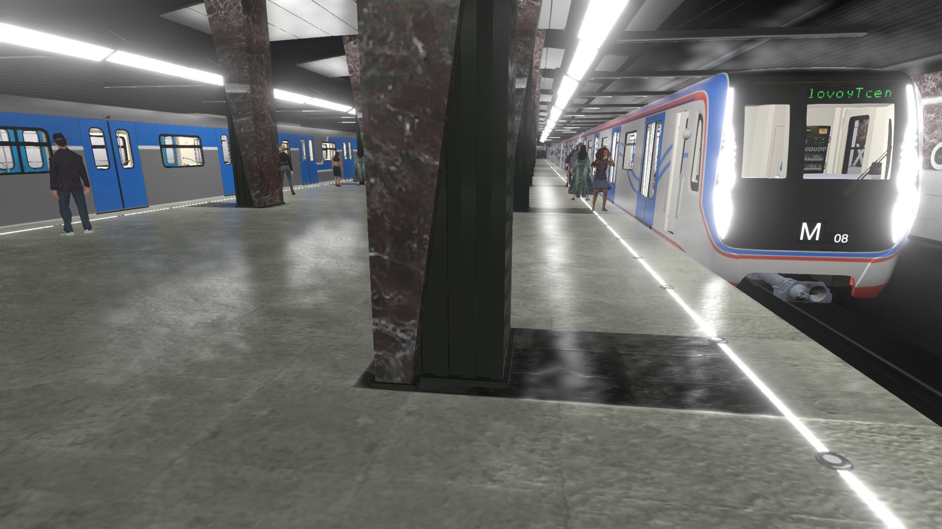 Поезда, управляемые компьютером в Московском метро в Metro Simulator 2020 |  Пикабу