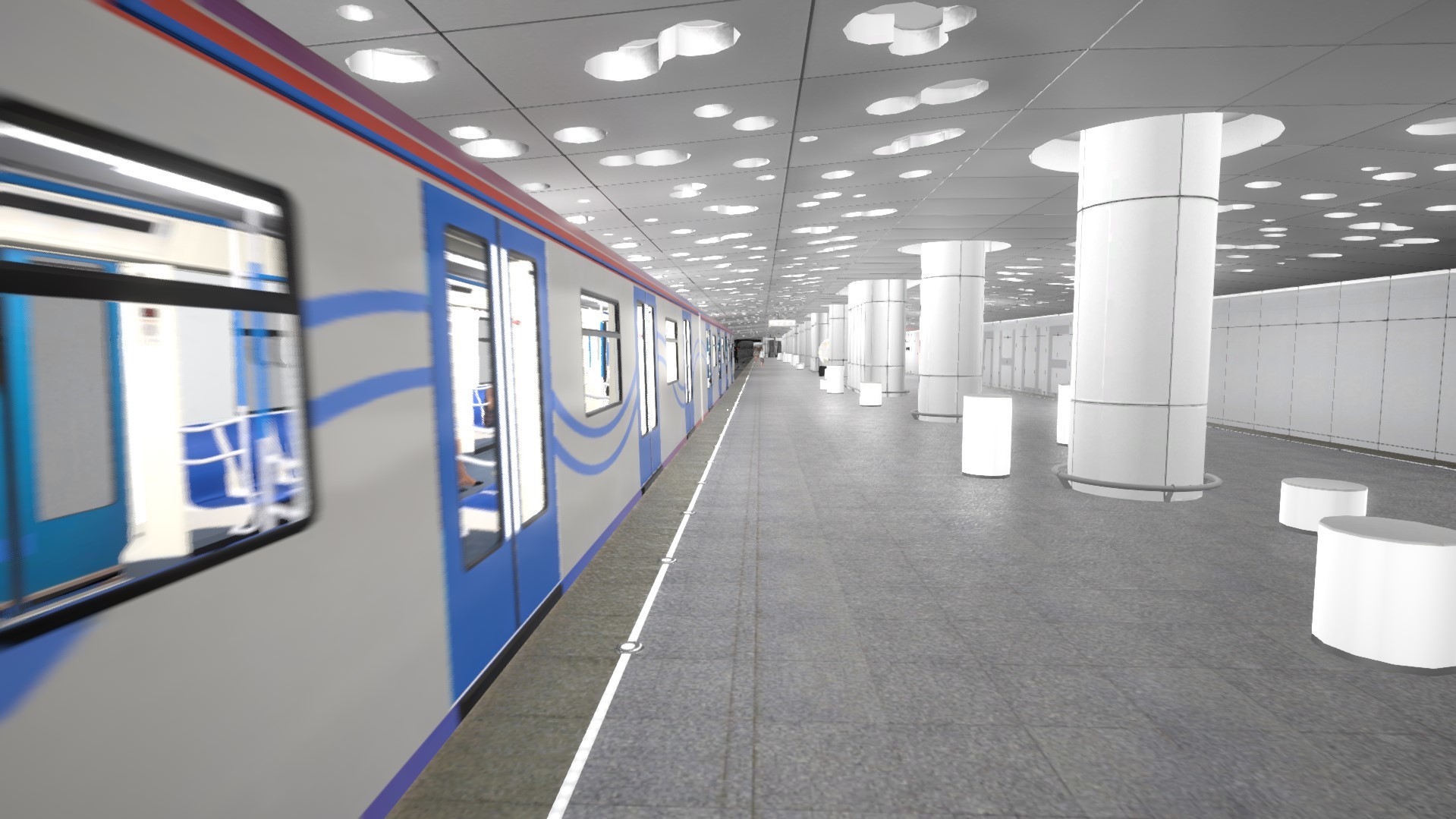 Поезда, управляемые компьютером в Московском метро в Metro Simulator 2020 |  Пикабу