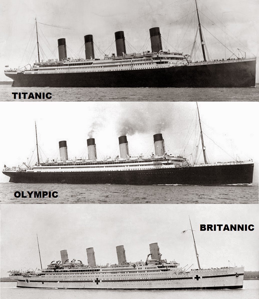 Три брата Титаник Британик и Олимпик