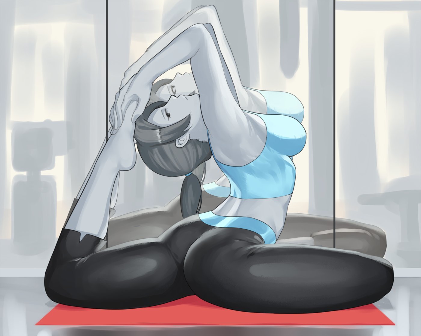 Wii-Fit Trainer - NSFW, Wii Fit Trainer, Strong girl, Muscleart, Fito...