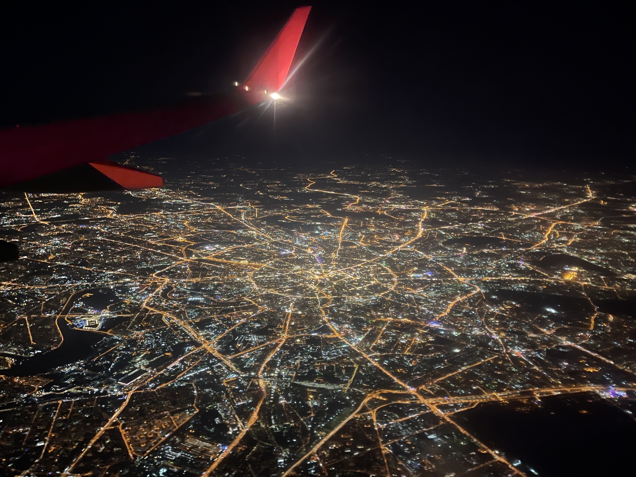 фото москва ночью с высоты птичьего полета