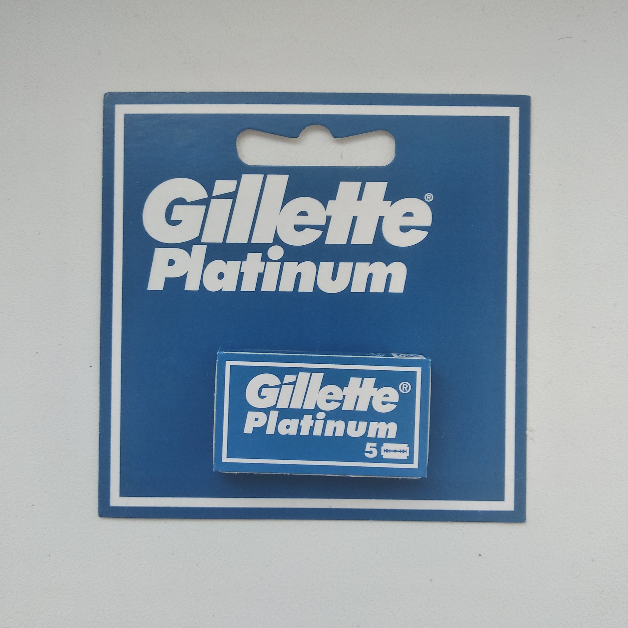 Лезвия для бритья Gillette Platinum в блистере | Пикабу