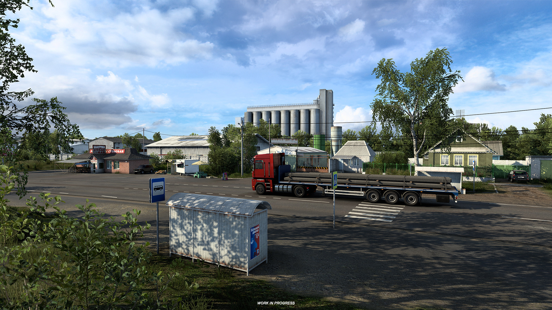 Российские деревушки в следующем #DLC игры #HeartOfRussia  #EuroTruckSimulator2 #ets2 #СердцеРоссии | Пикабу