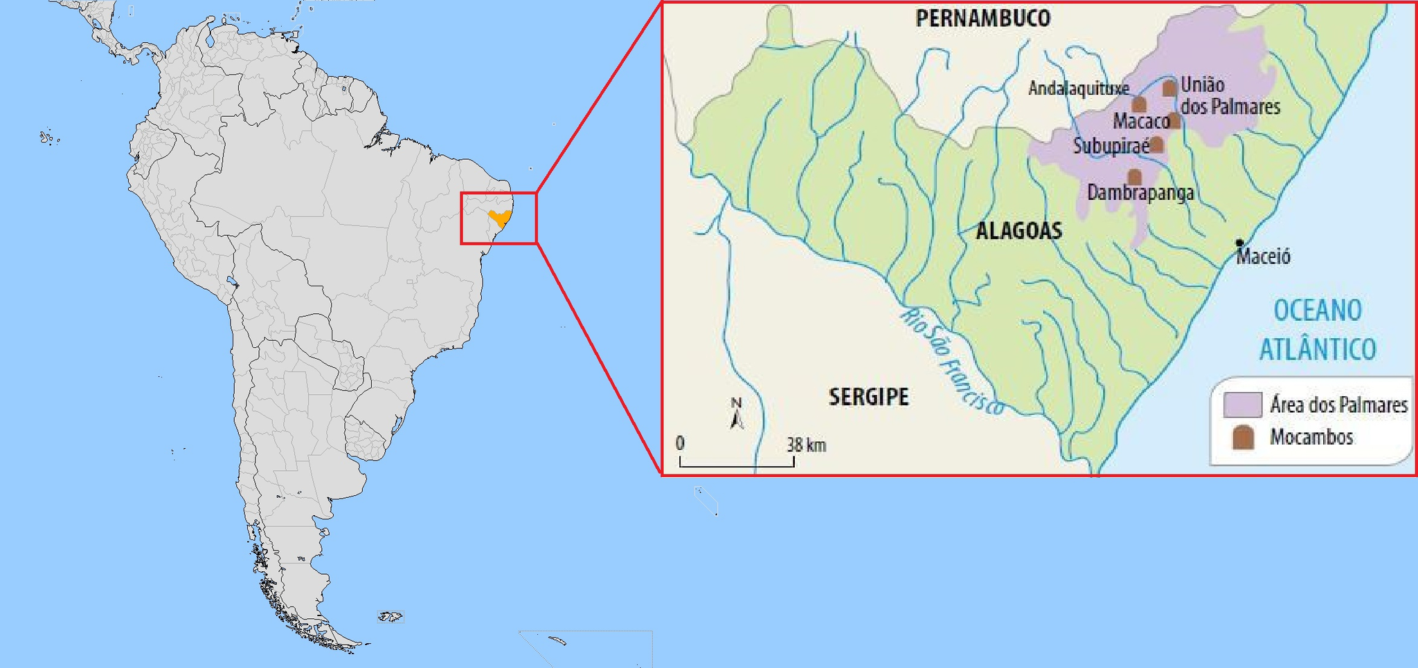Палмарес — независимое государство беглых бразильских рабов | Пикабу