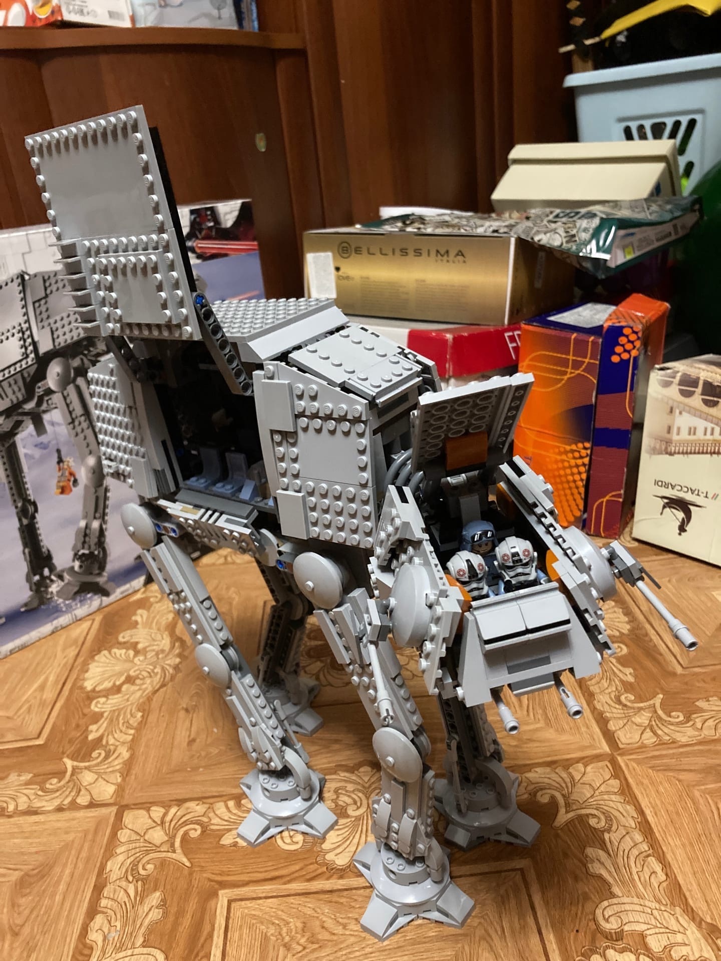 Шагоход из детства... Star Wars 75288 AT-AT | Пикабу