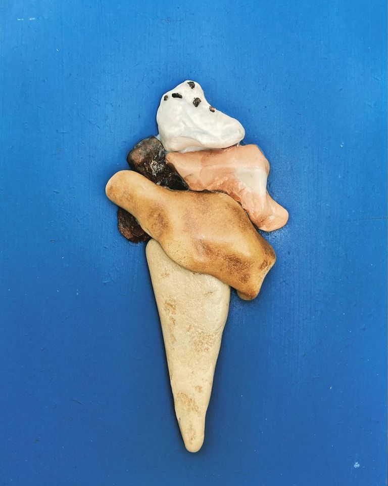 Картины из камушков | Пикабу