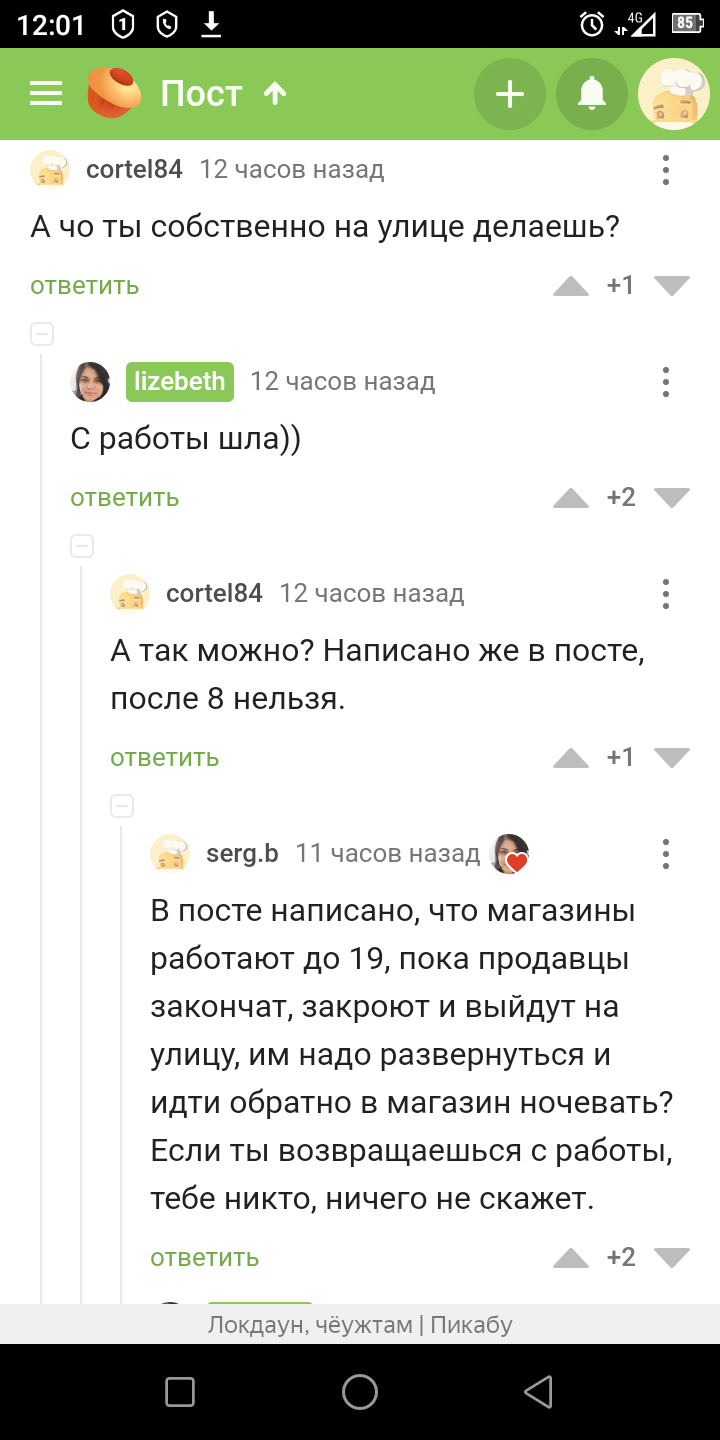 Ответ на пост «Локдаун, чёужтам» | Пикабу