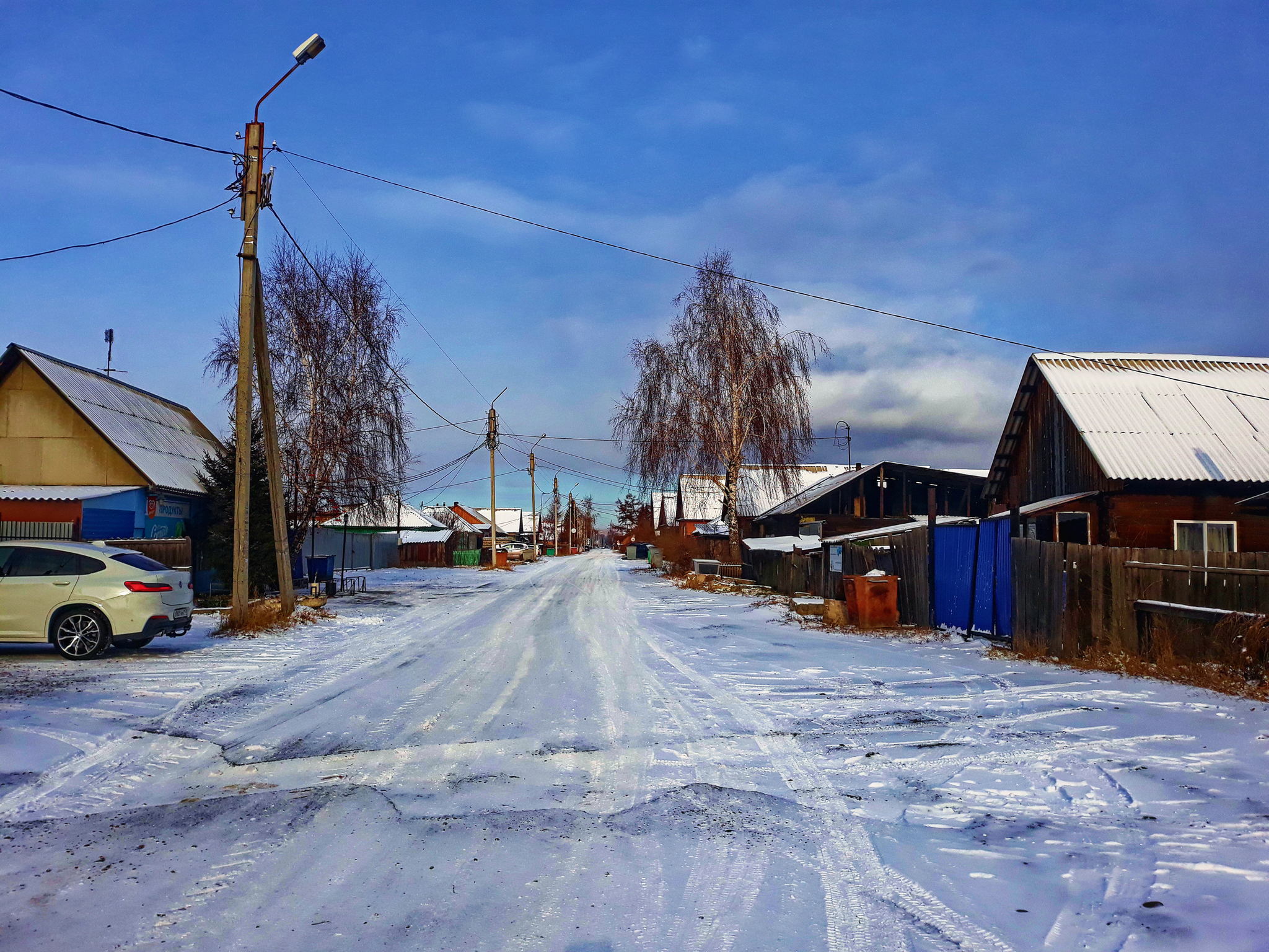 Заснеженные ветки елок, по ул. Крылова, город Абакан | Пикабу