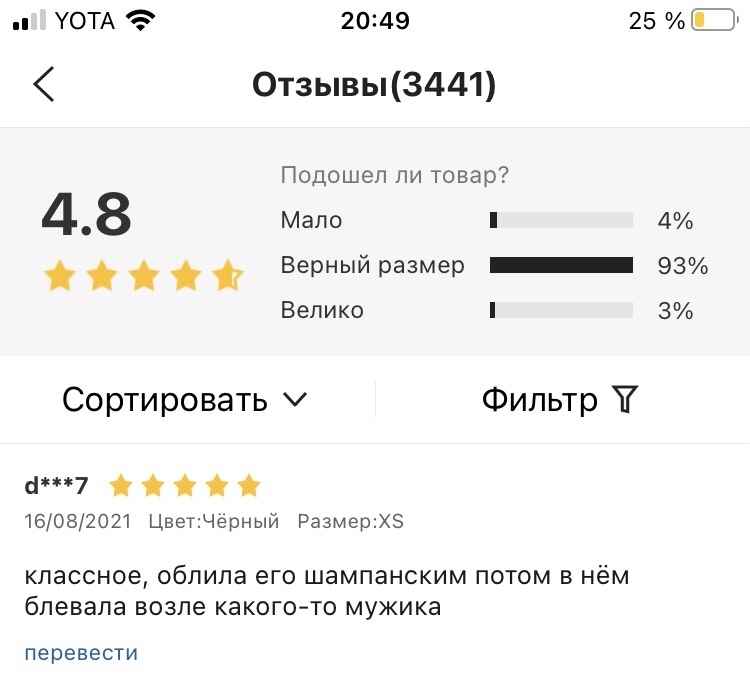 Отзыв о платье | Пикабу