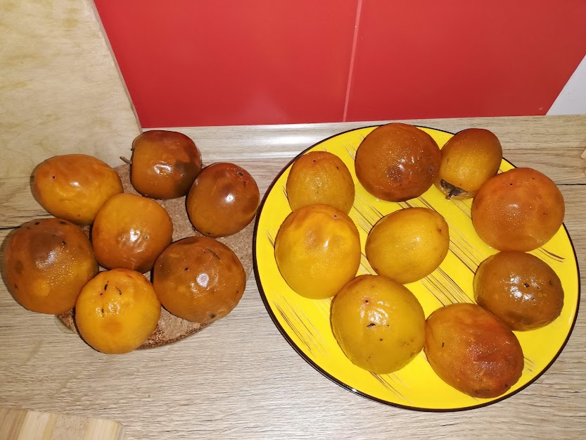 Сушеная хурма своими руками | Пикабу