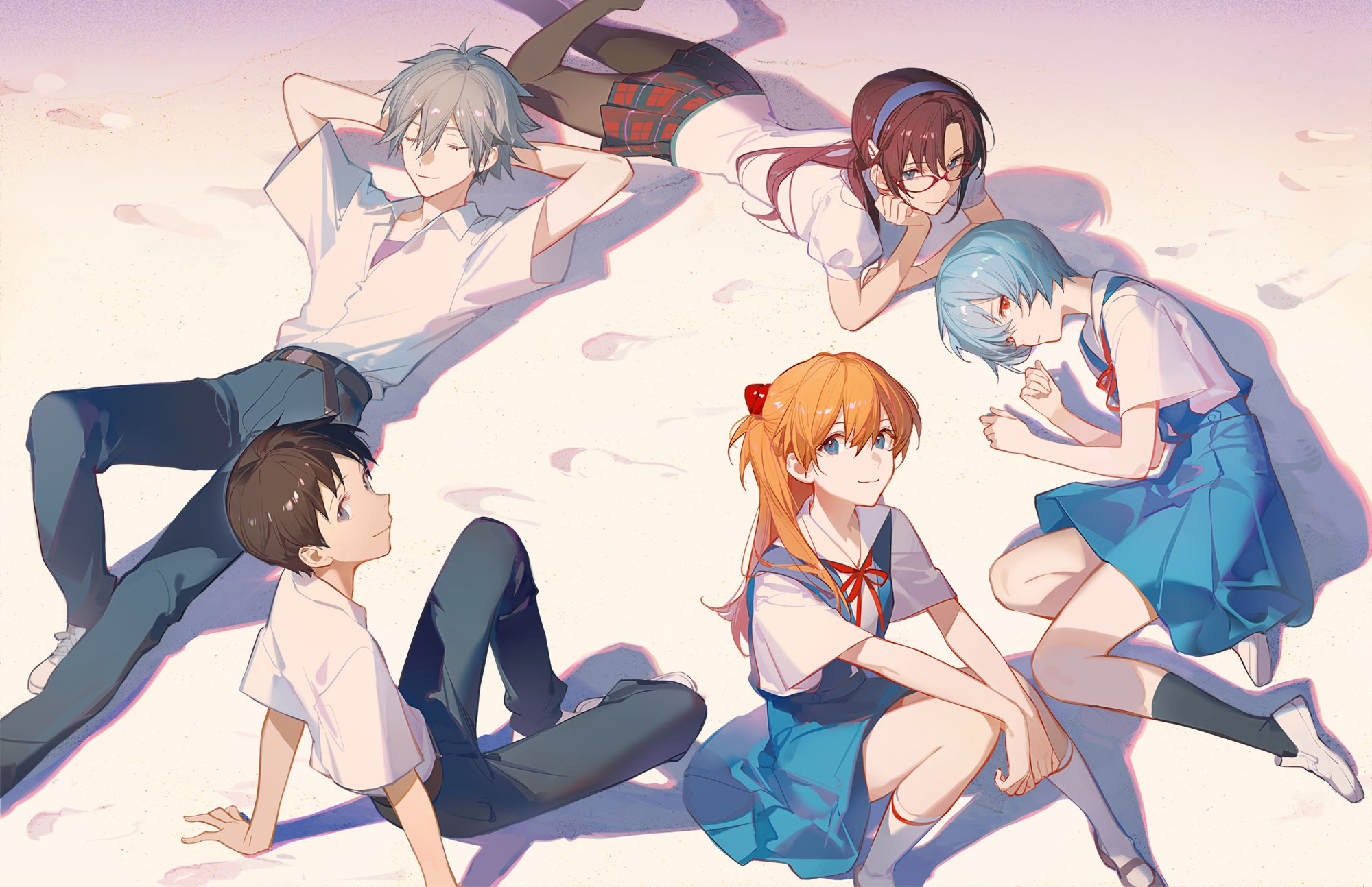 Evangelion art | Пикабу