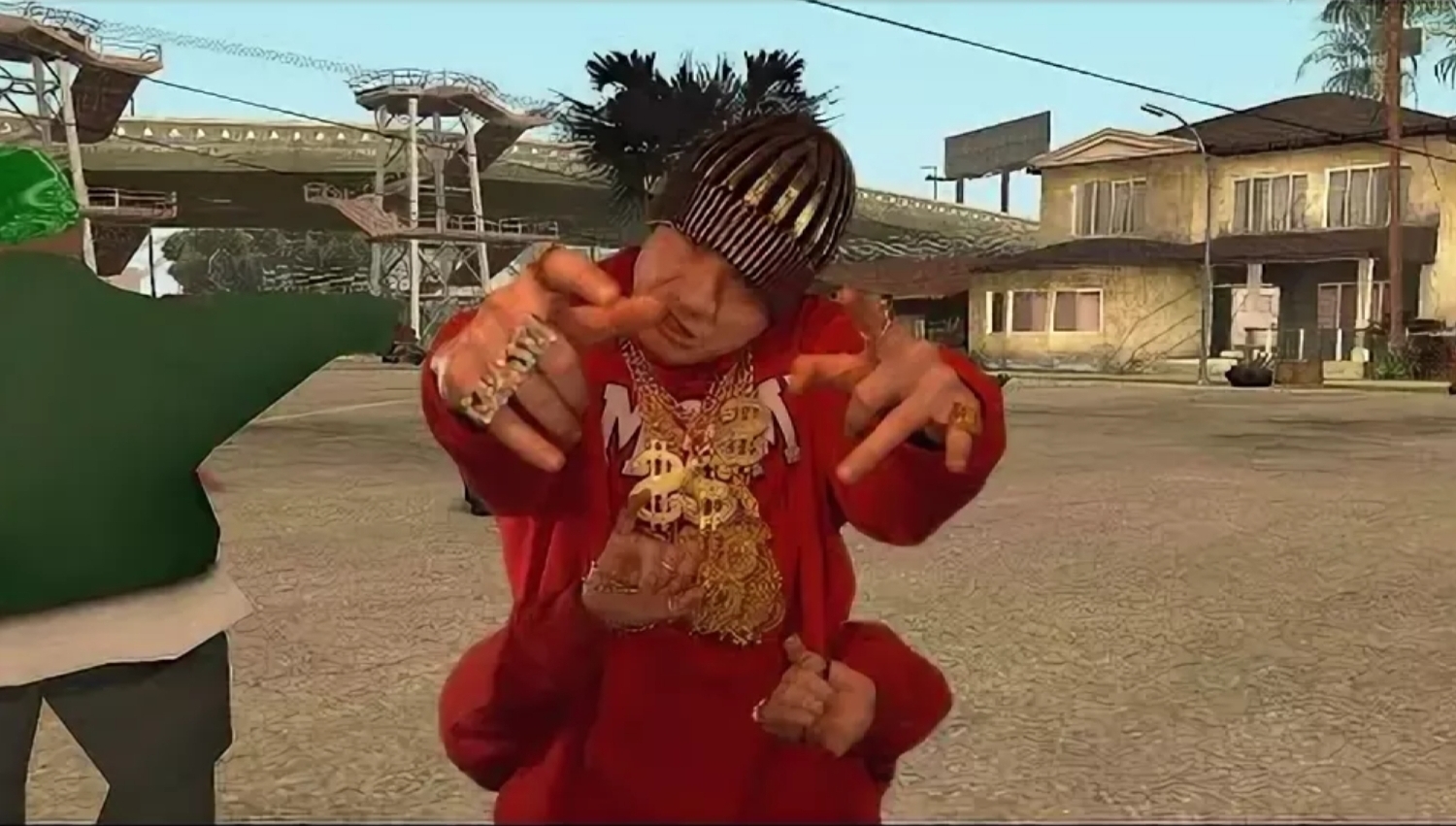 GTA San Andreas Remastered Russian Rap edition | Пикабу