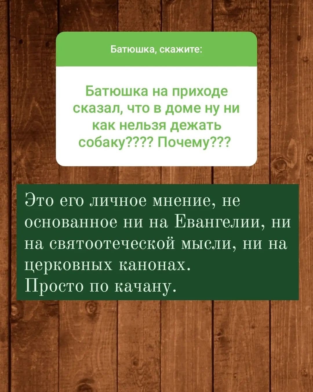 Церковь против собак? | Пикабу