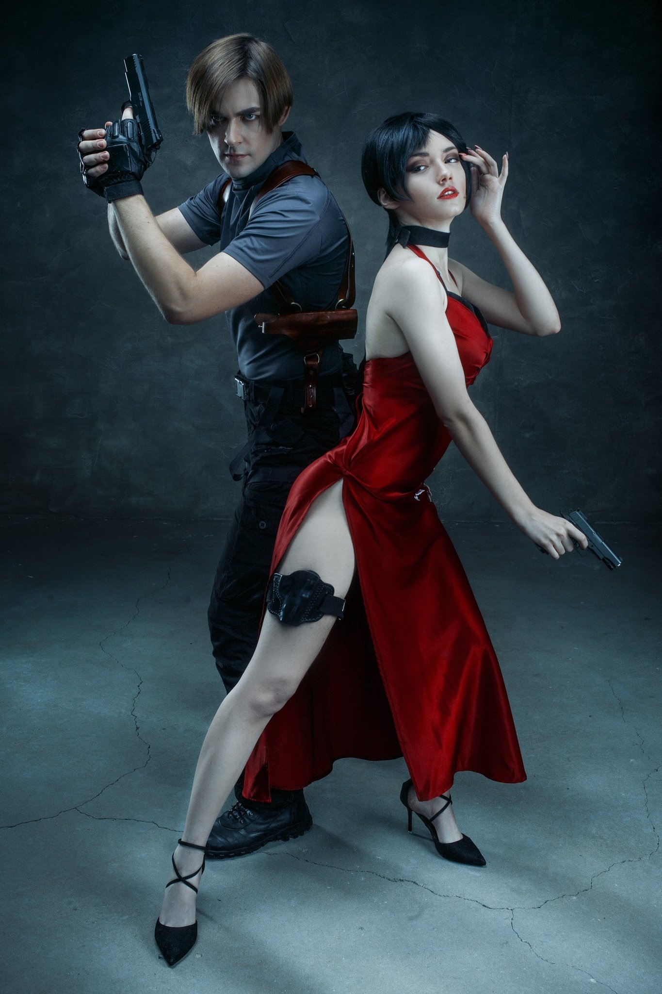 Resident Evil косплей Ada Wong & Leon Kennedy | Пикабу