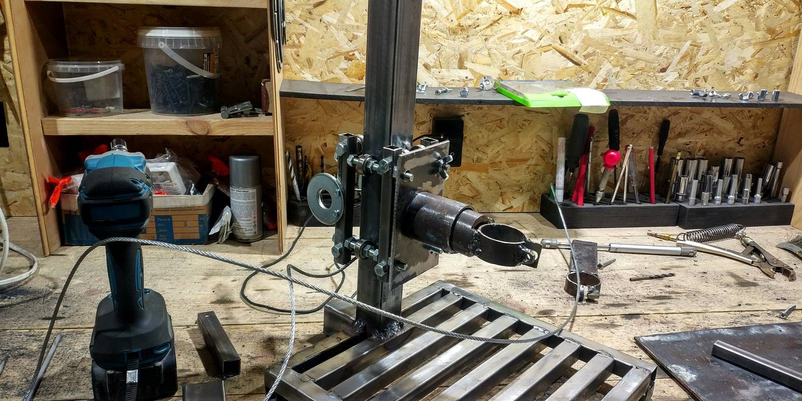 Самодельная стойка для дрели своими руками.Часть1.Homemade drill press