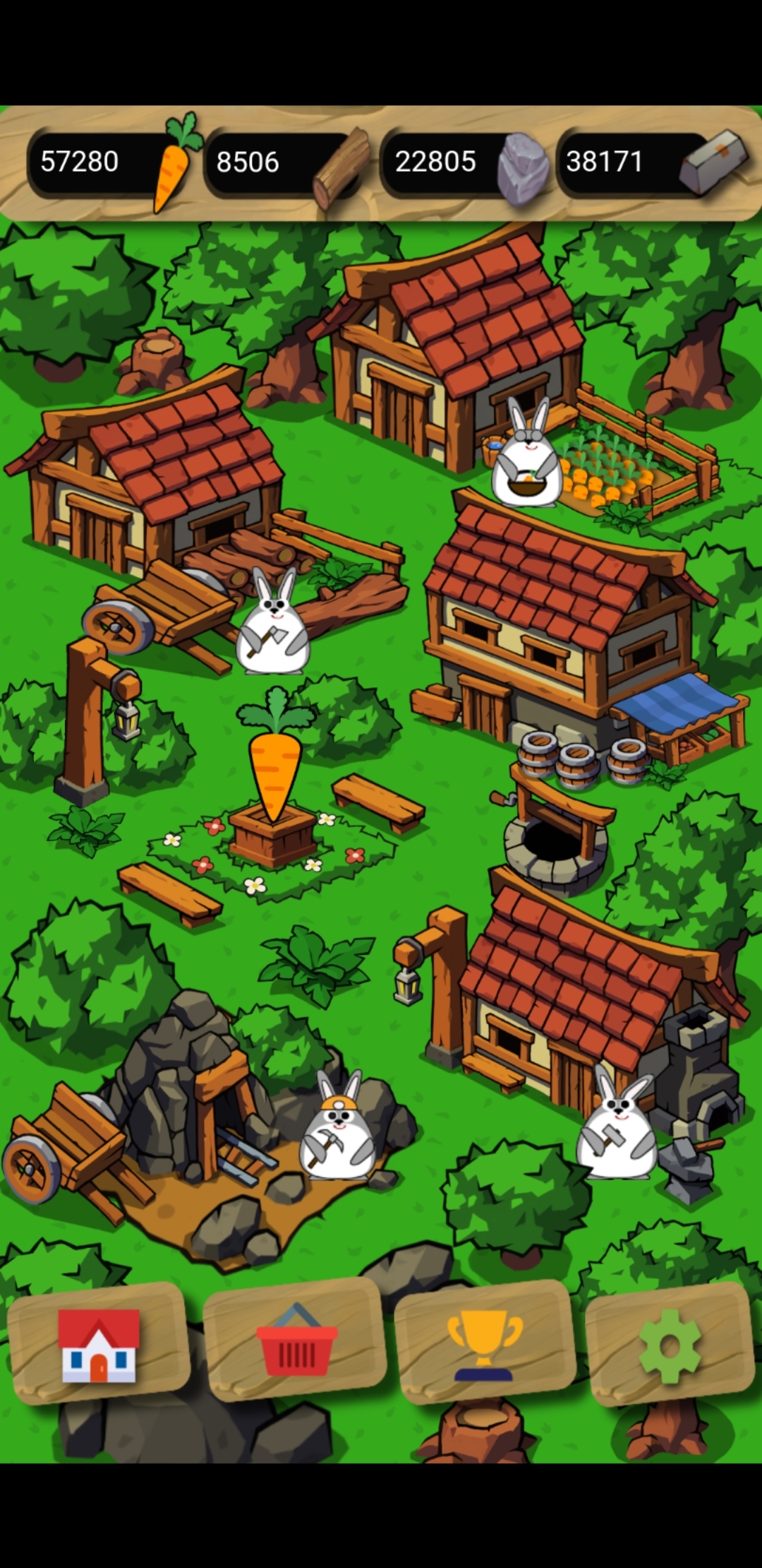 Rabbit village деревня кроликов | Пикабу