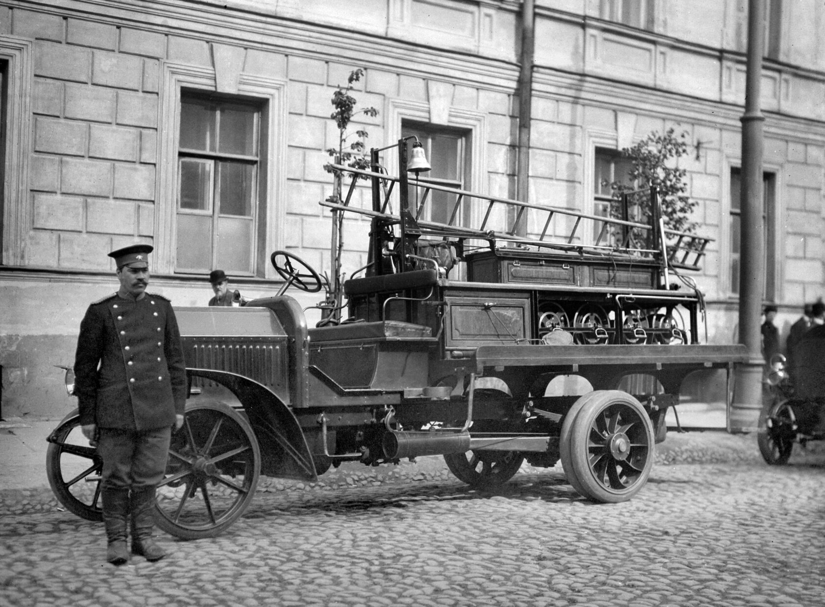 Пожарная техника в дореволюционной Москве. Фото Н. Щапова. 2 мая 1914 года  | Пикабу