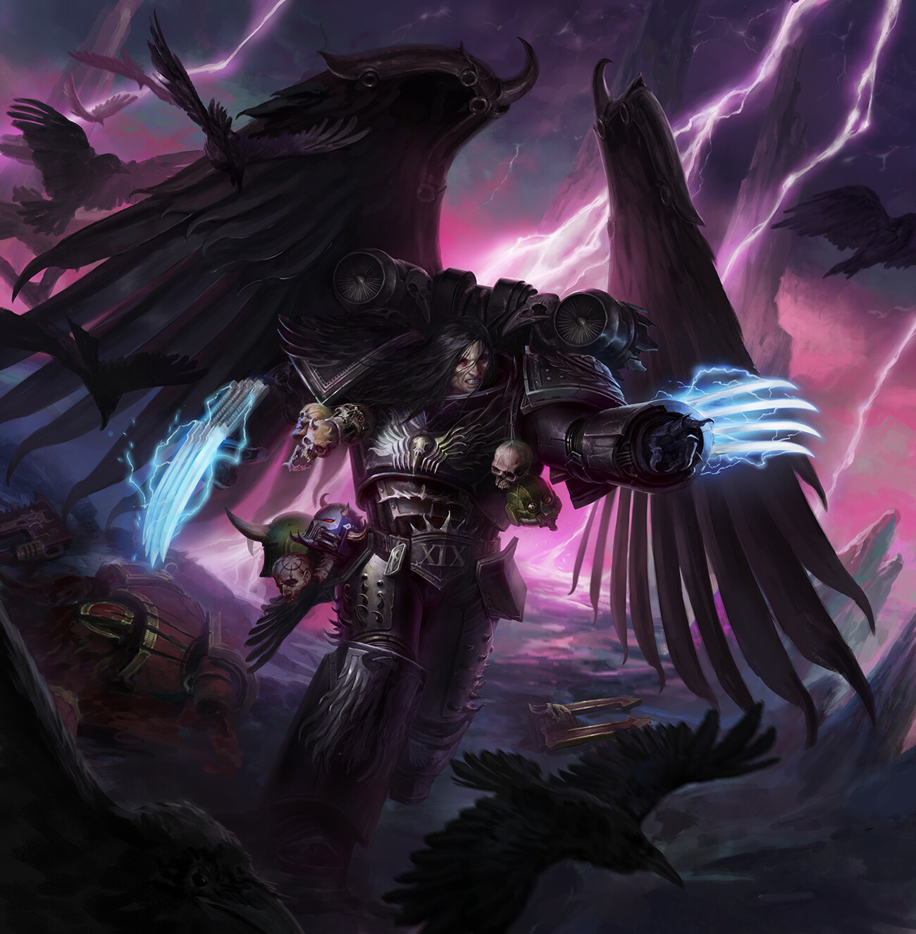 アメコミ Corvus Corvus Corax от @cnmbwjx (2/4) : r/ImaginaryWarhammer