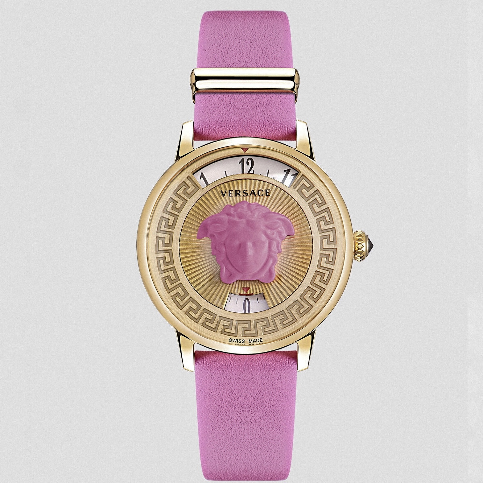 В розовом цвете. Лимитированная модель Versace Medusa Icon Watch,  посвященная всем влюбленным | Пикабу