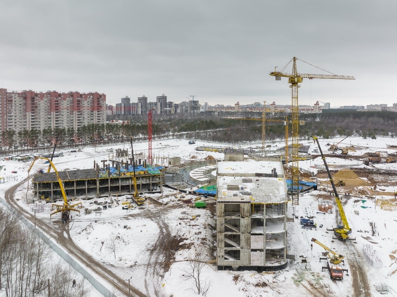 Строительство самой большой школы России — на Московском проспекте в  Воронеже | Пикабу