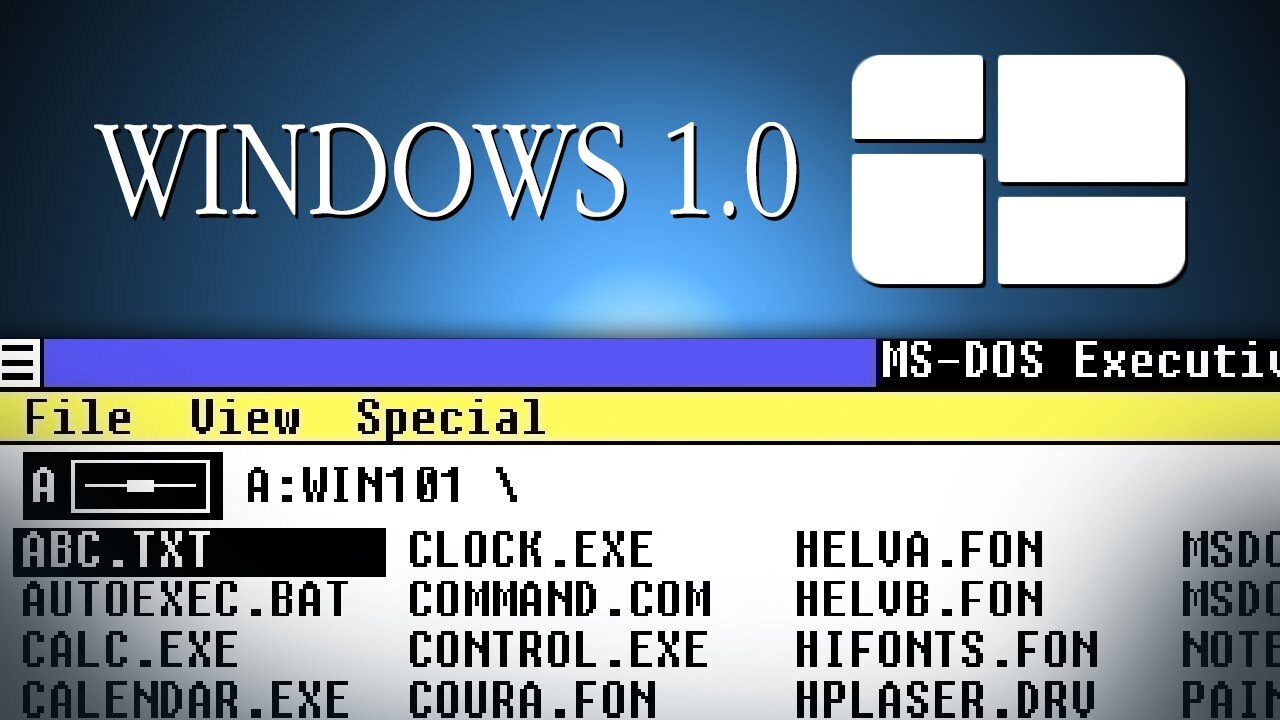 Самая первая операционная система Windows | Пикабу