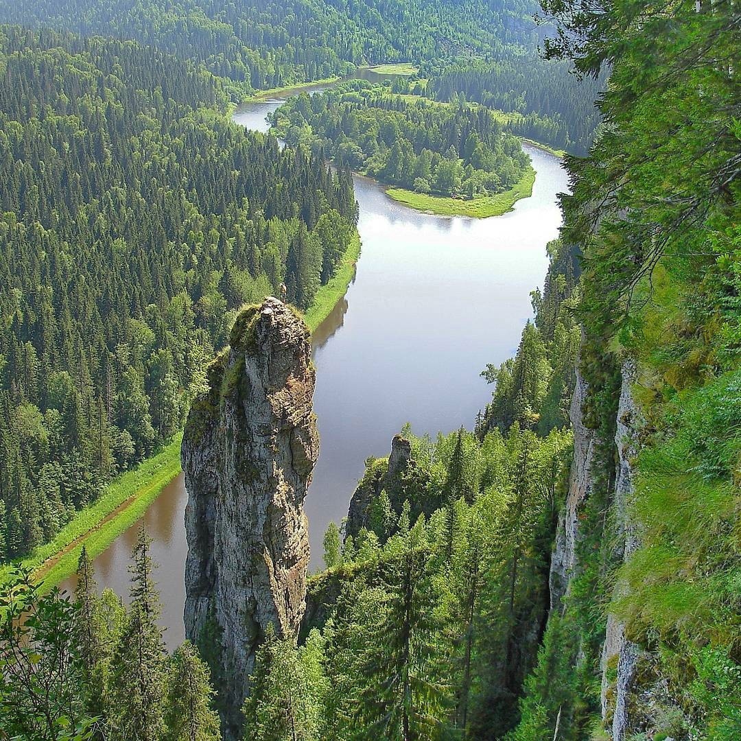 Река Усьва, Урал | Пикабу