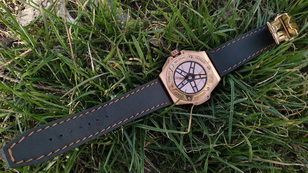Ремешок для часов Hublot. Кожаный ремешок для часов Hublot. Часы Hublot ...