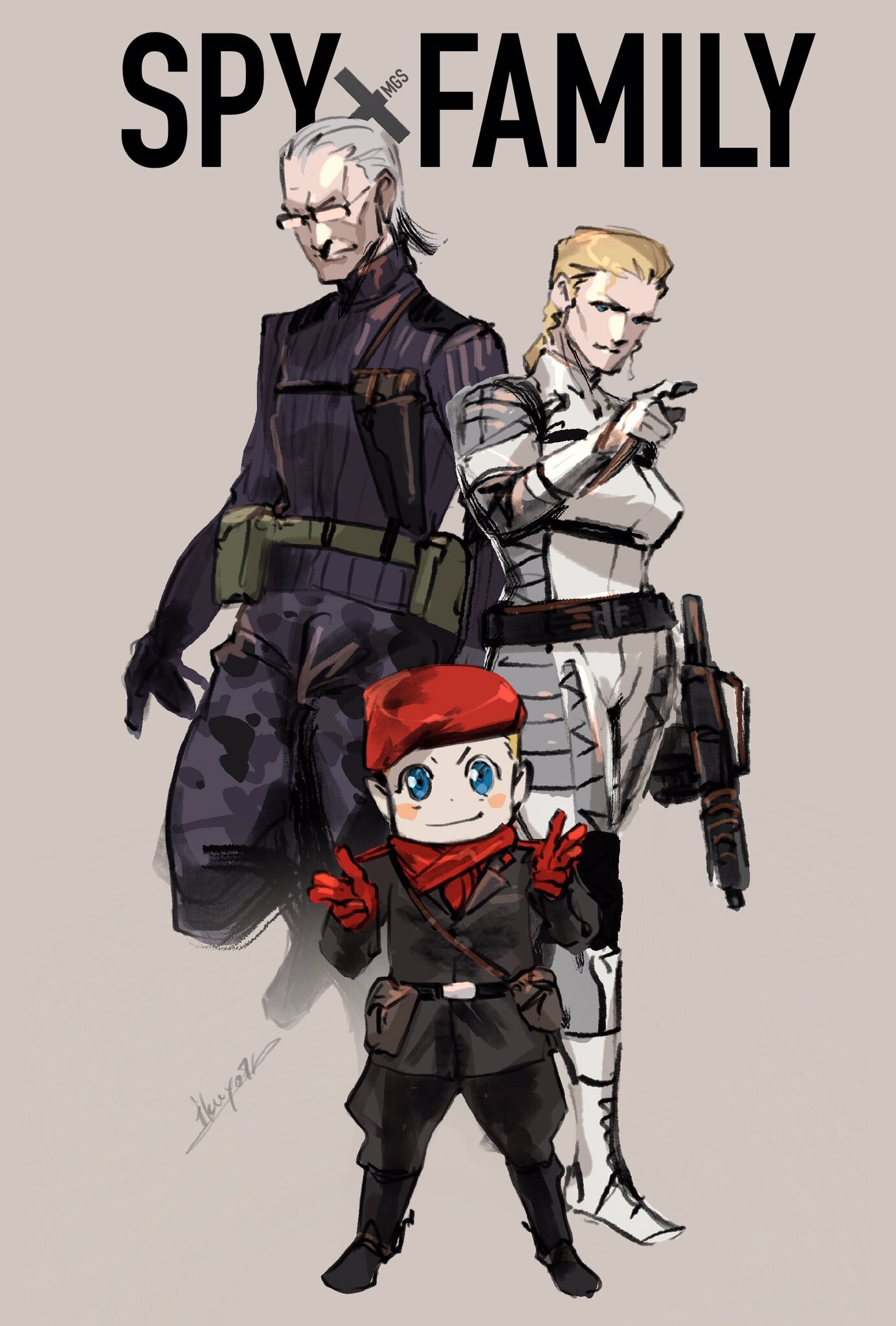 Spy x Family MGS edition | Пикабу