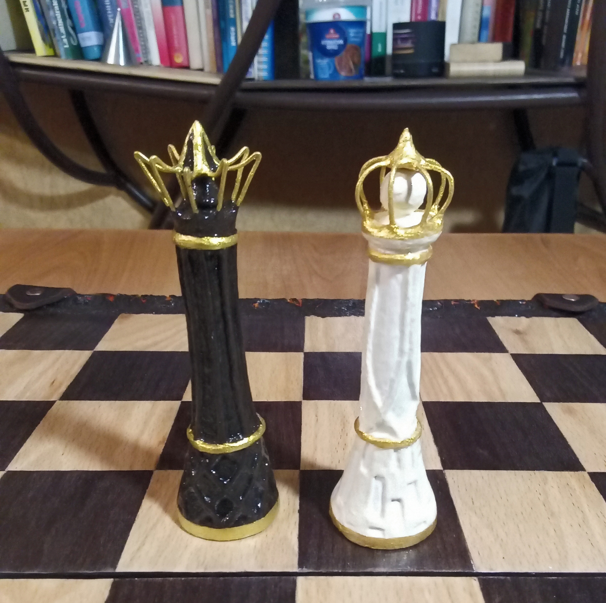 Шахматная доска Size 6+ без нотации — Венге/платан
