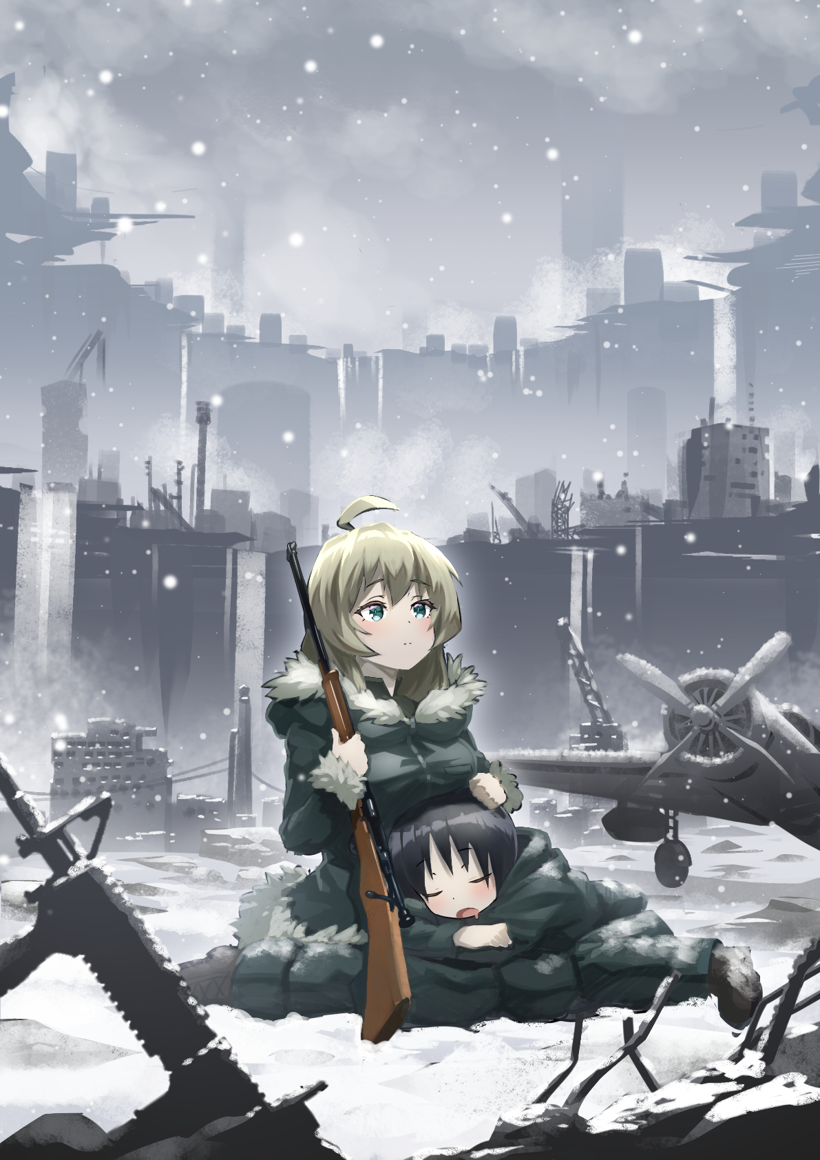 читать мангу girls last tour фото 82