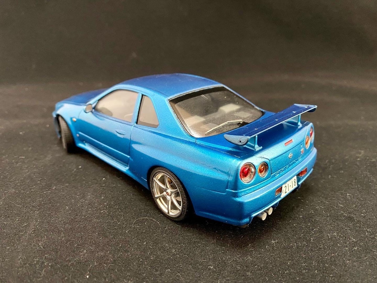 Nissan Skyline GT-R R34 в 1/24 | Пикабу