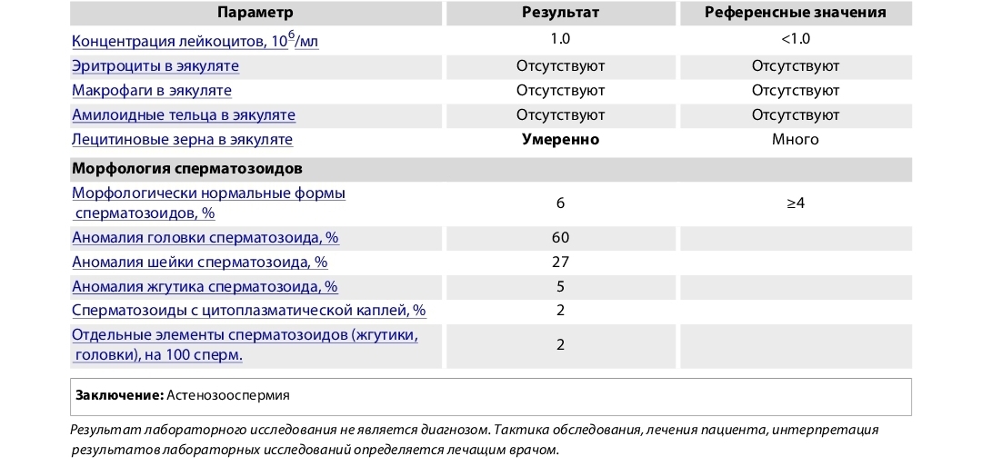 Как расшифровать спермограмму? | Помогаем родить здорового ребёнка | Дзен