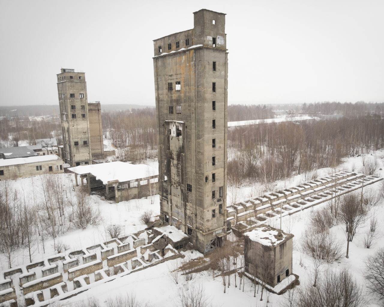 В Арзамасе снесли башню «смерти» | Пикабу