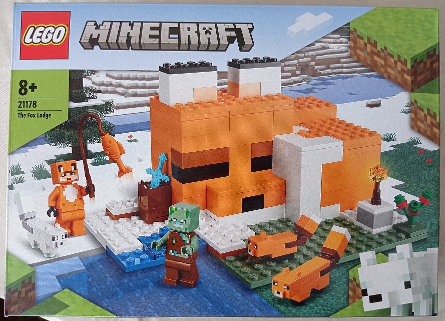 Обзор конструктора Lego Minecraft Лисья хижина