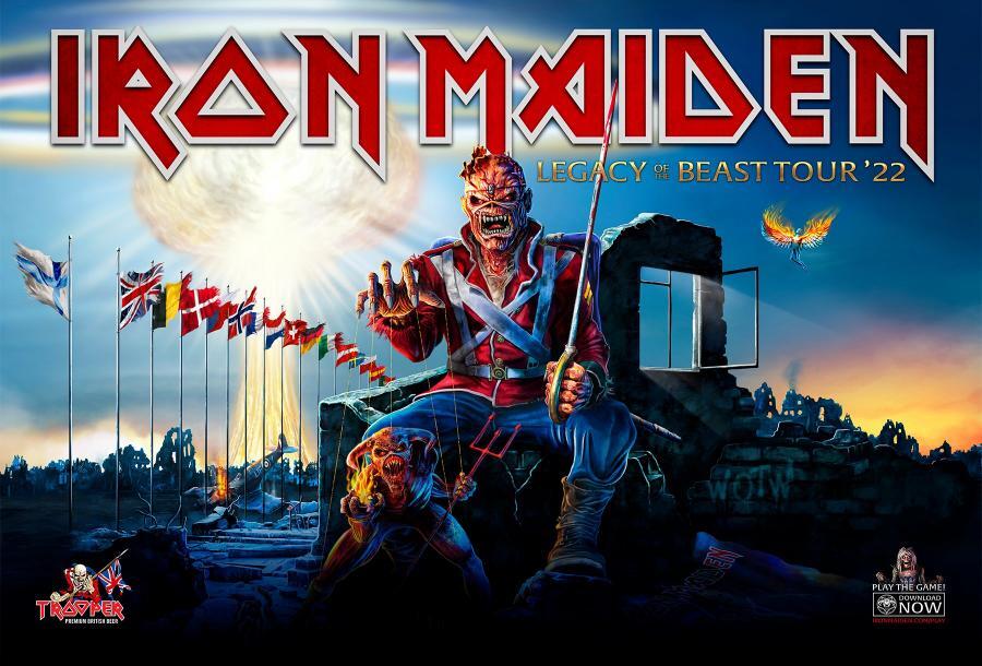 Билет на концерт Iron Maiden в Чехии