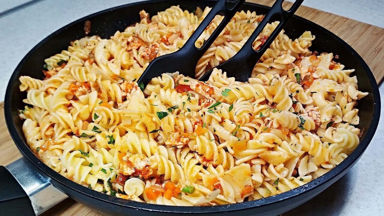 7 способов вкусно приготовить макароны с курицей. Быстрый вариант обеда или ужина.