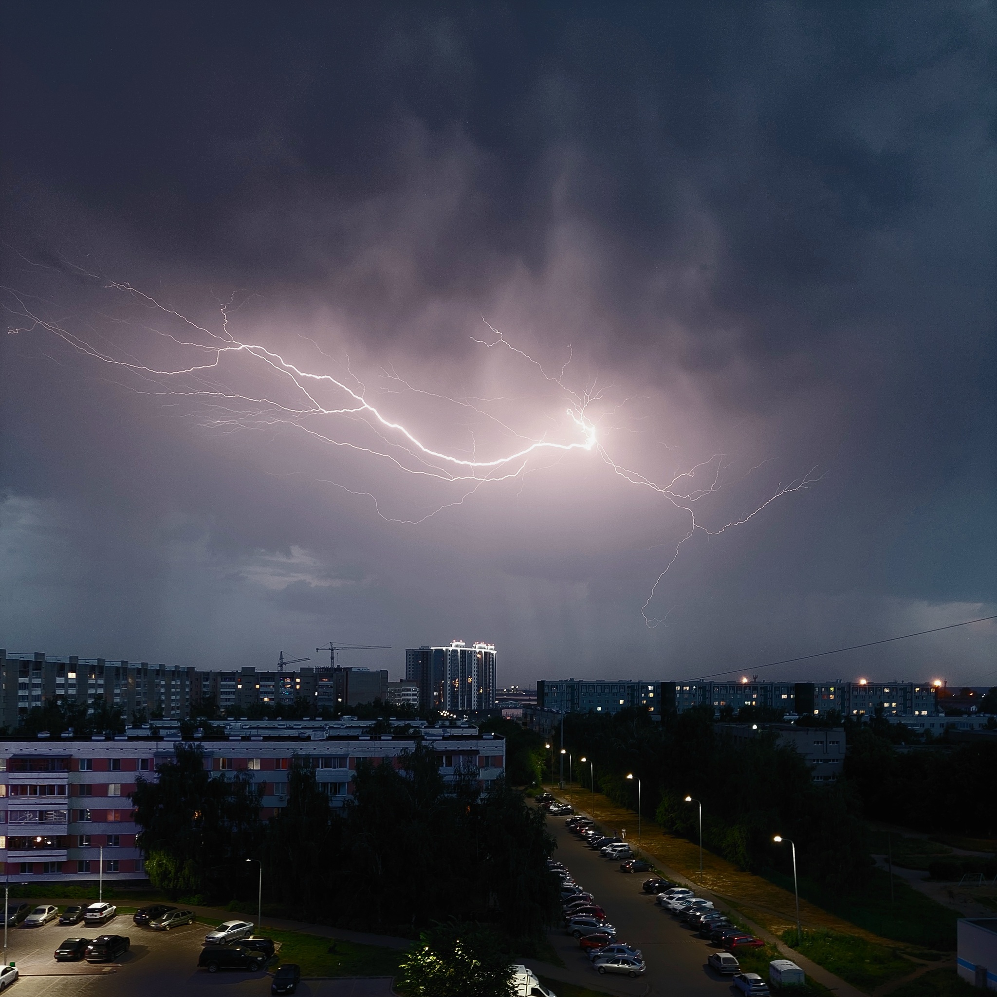 Вчерашняя молния, Набережные Челны | Пикабу