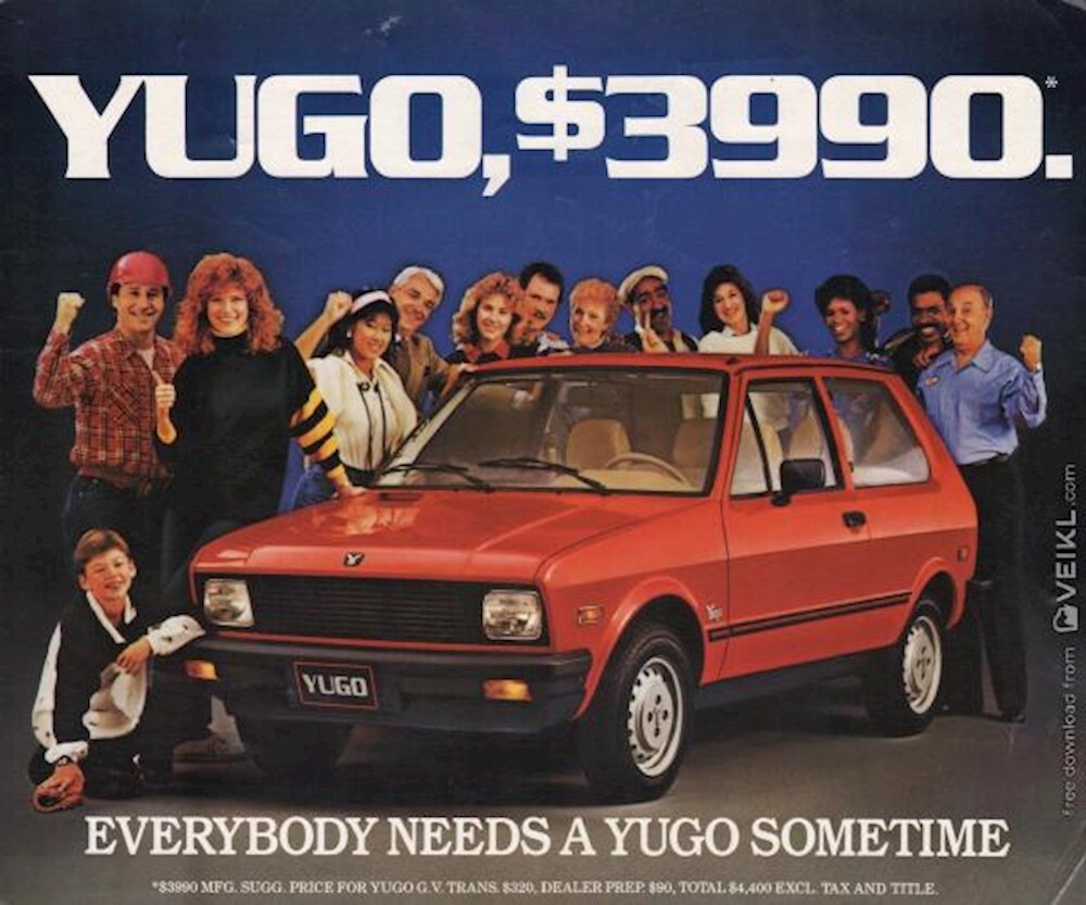 Автолегенды: Часть 6. Zastava Yugo: а была ли она худшей машиной в истории,  как о ней говорят? | Пикабу