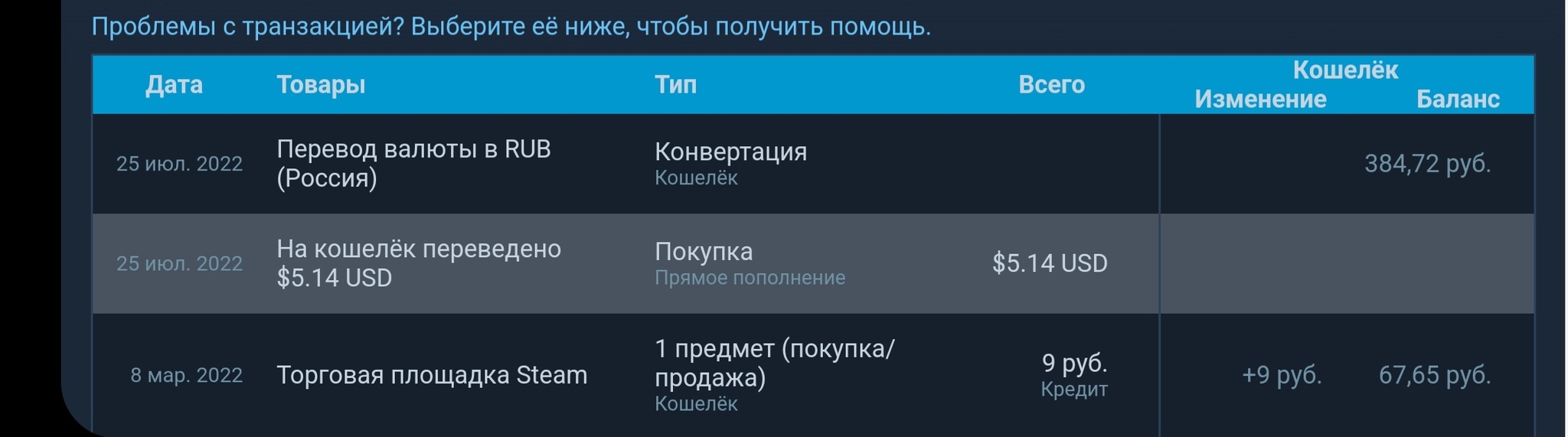 Ответ на пост «Как (не)пополнить кошелёк Steam через 