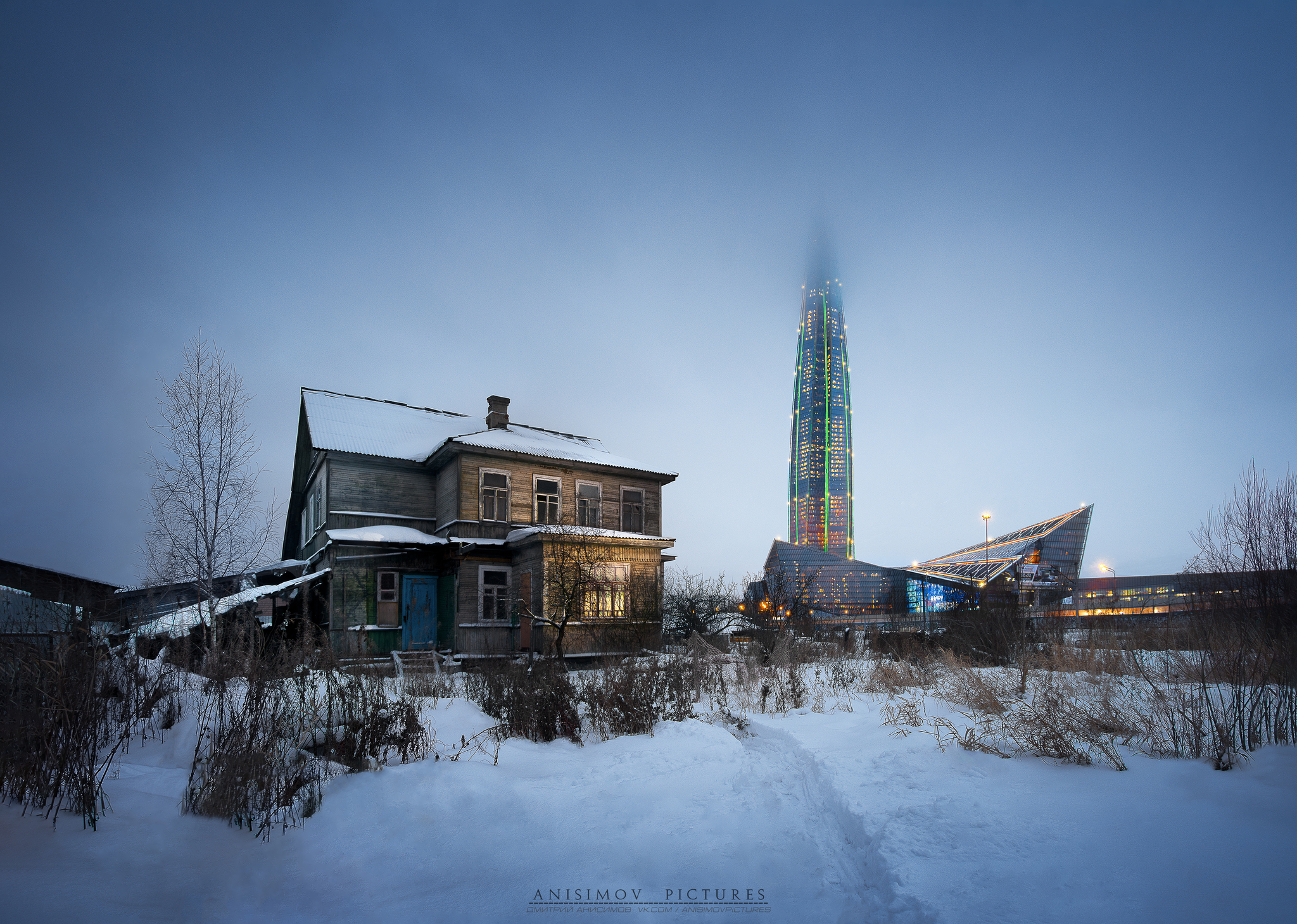 Санкт-Петербург, Лахта. Январь 2022 | Пикабу