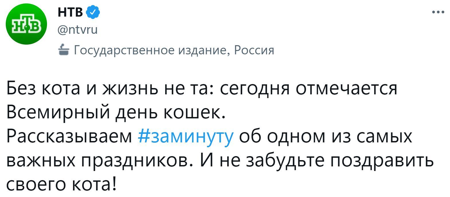 Сегодня отмечается Всемирный день кошек | Пикабу