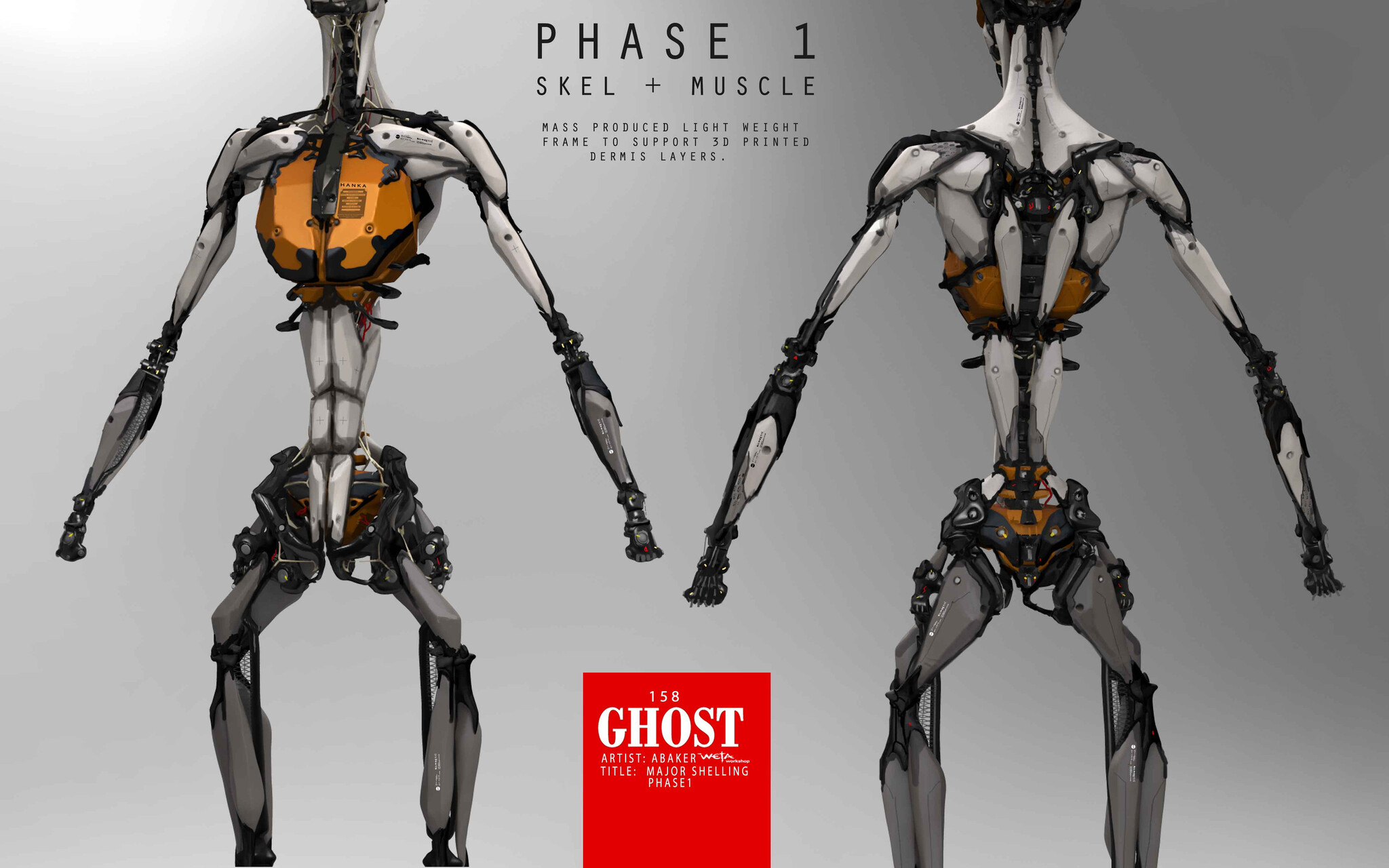 Ghost in the Shell / Major / Concept Art | Пикабу