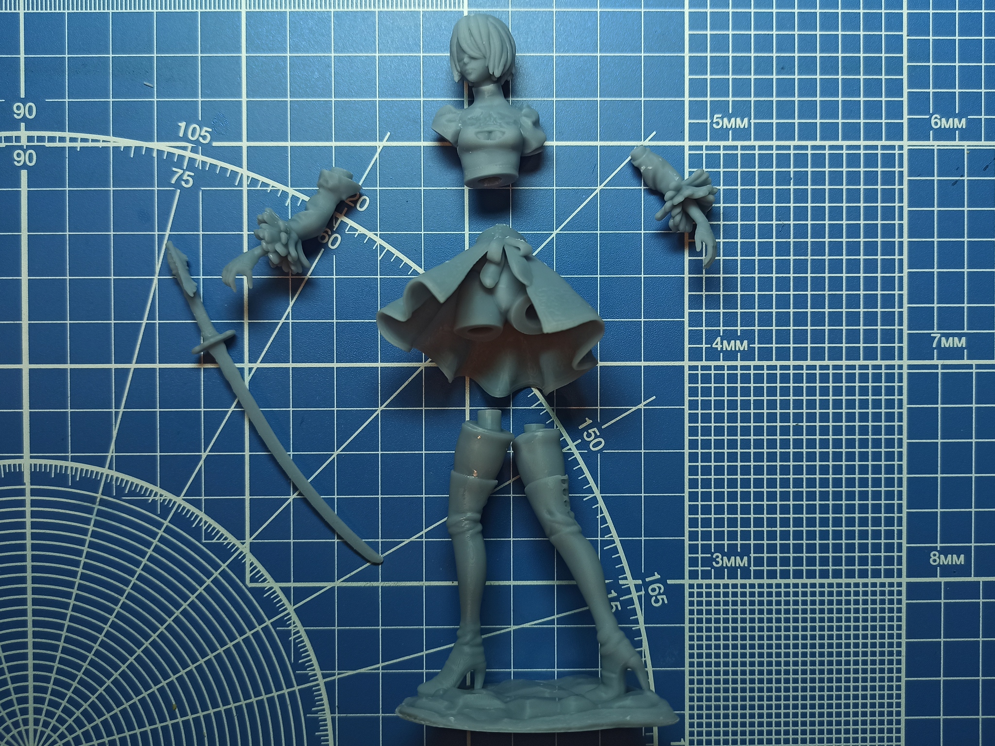 2b - Nier Automata 3D model 3D printable