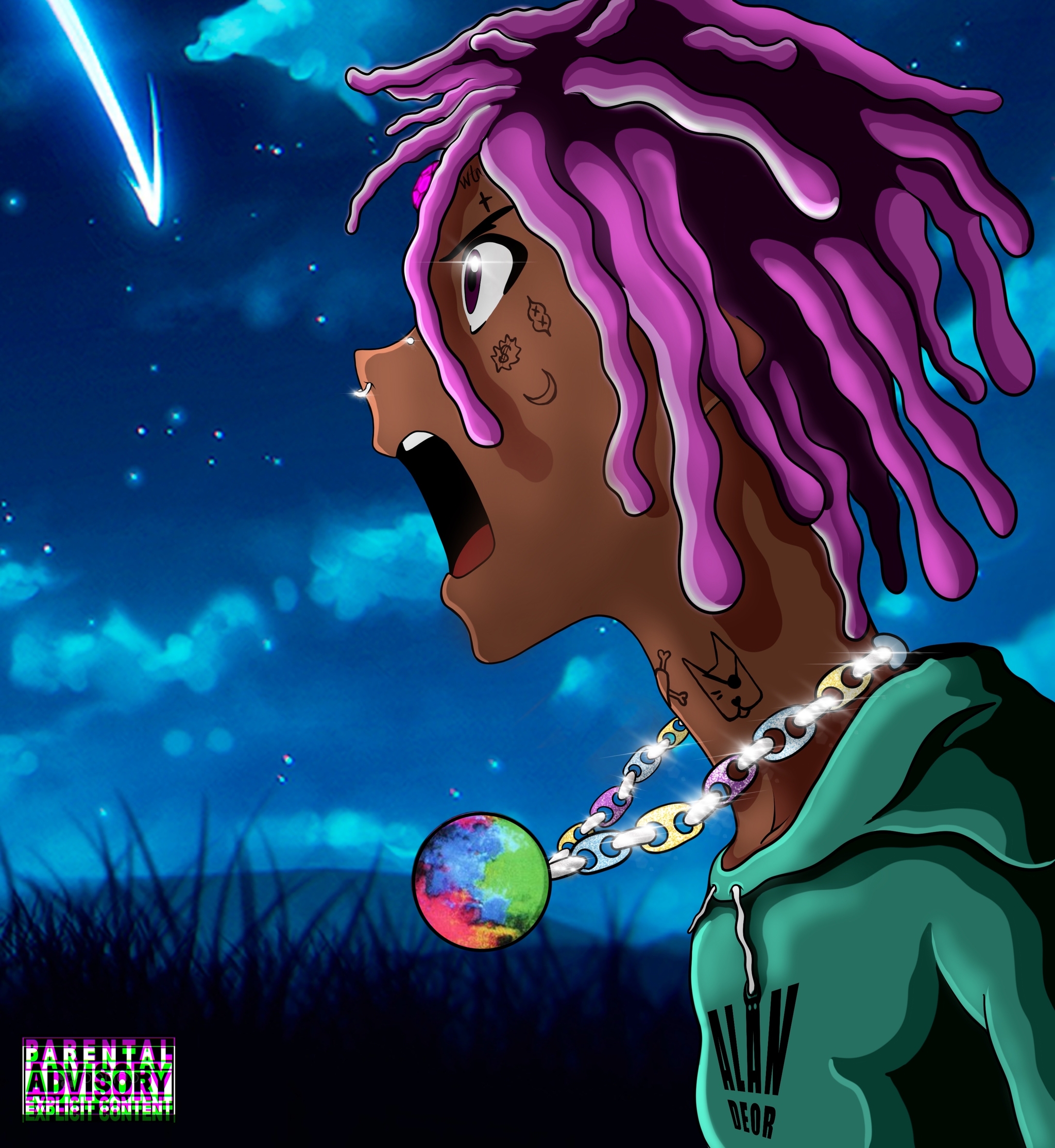 Lil Uzi Vert Art Print | sigmasecuritiesltd.com.ng