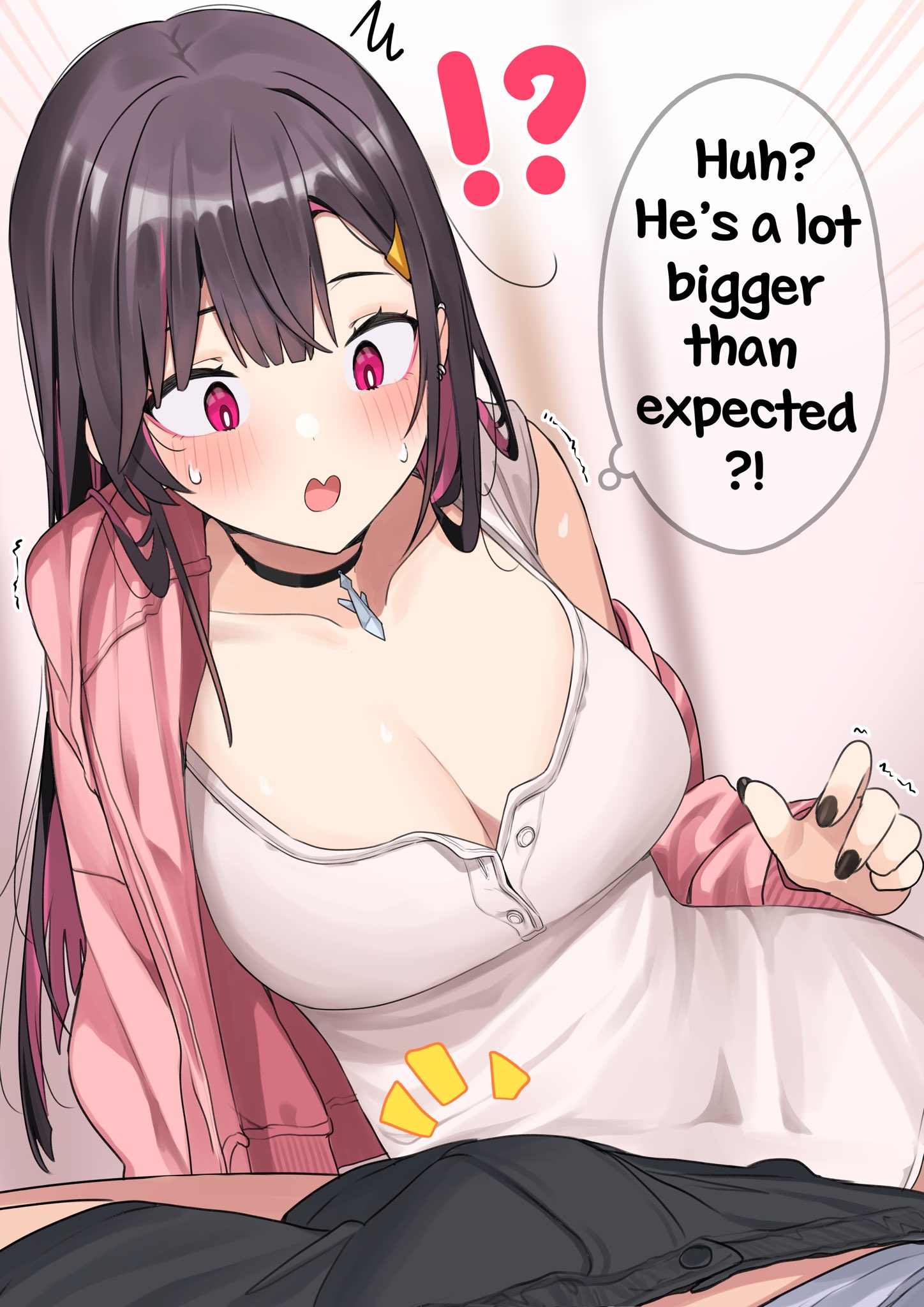 Tits bigger than expected
